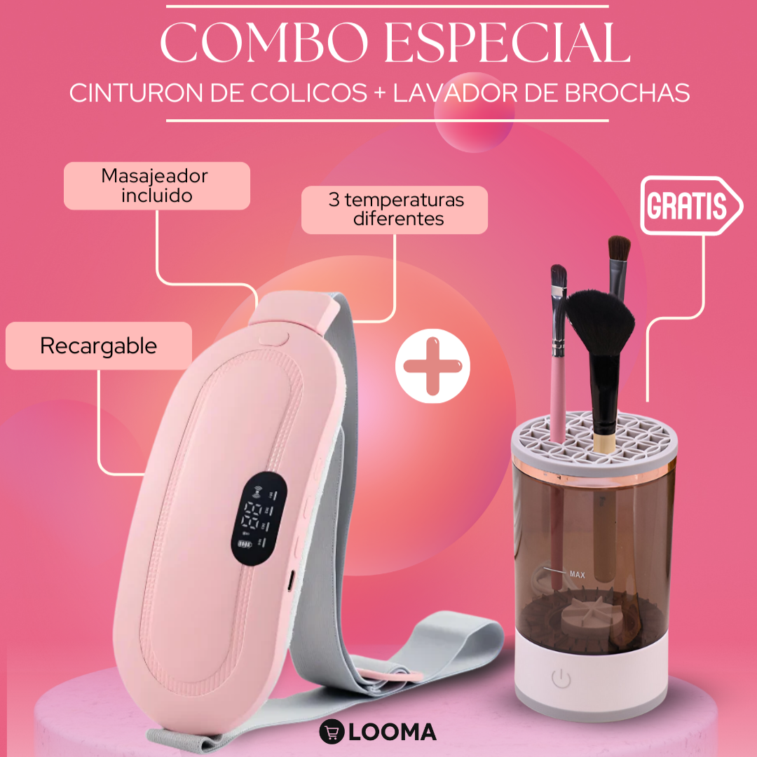 Cinturon De Colicos Y Limpia Brochas